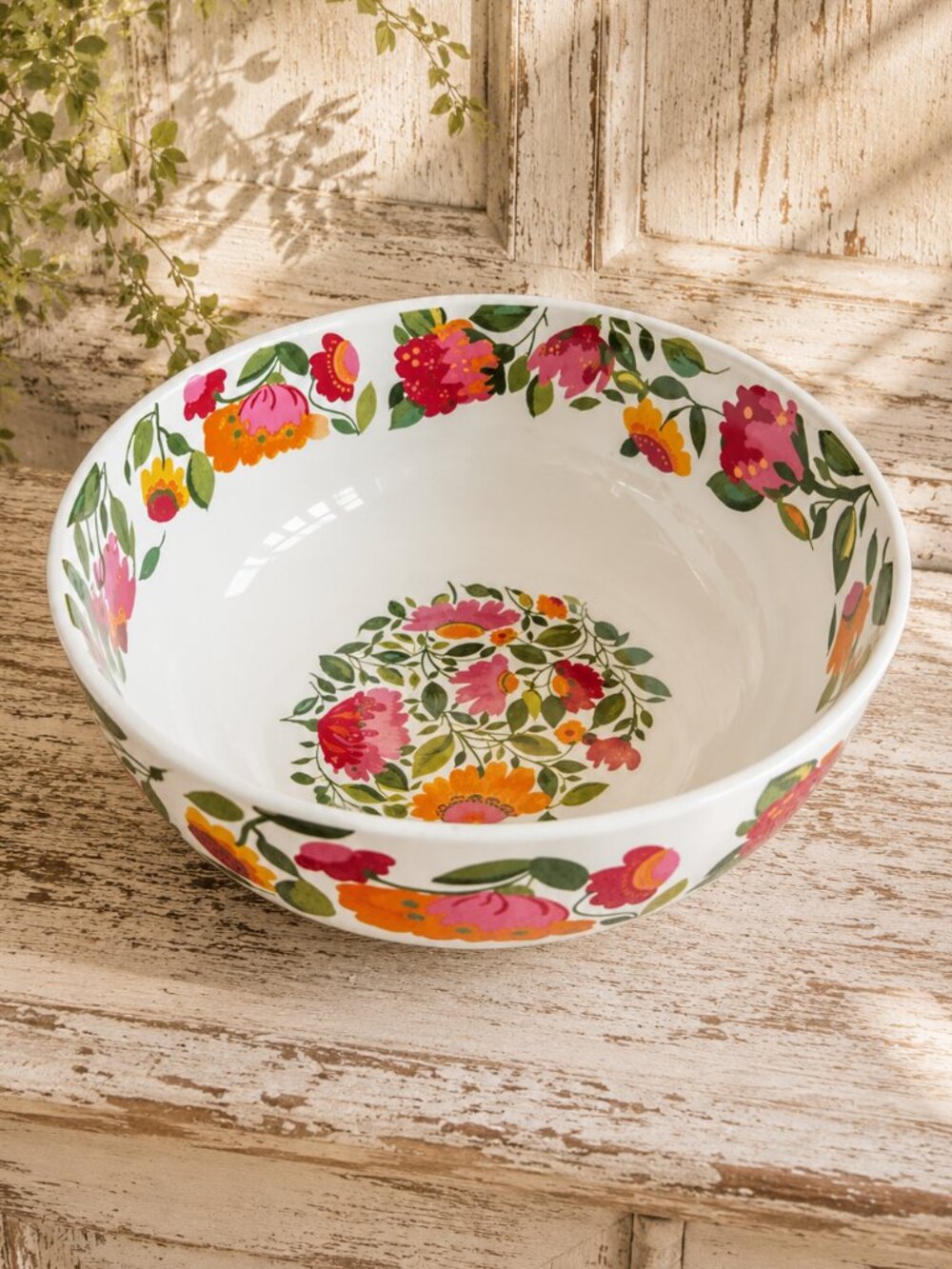 Vintage Spode Emma's Garland Large Floral Soup Salad Serving Bowl